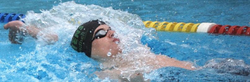 Alexander ber 200m Rcken am Pilatuscup 2009 in Kriens im Freibad Kleinfeld