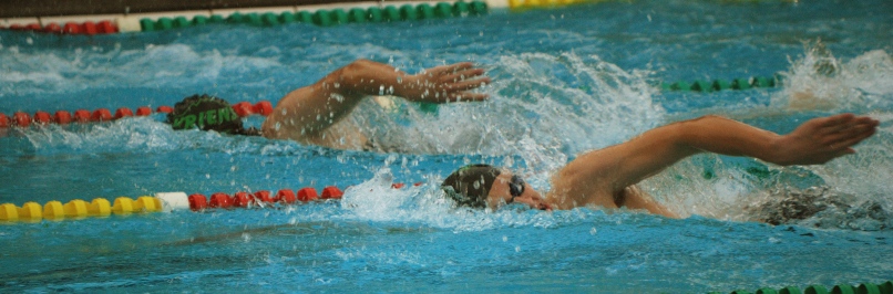 Freistilduell am Pilatuscup 2009 in Kriens im Freibad Kleinfeld